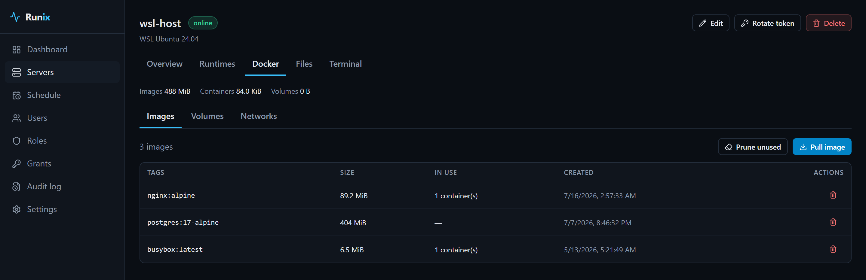 Docker resources