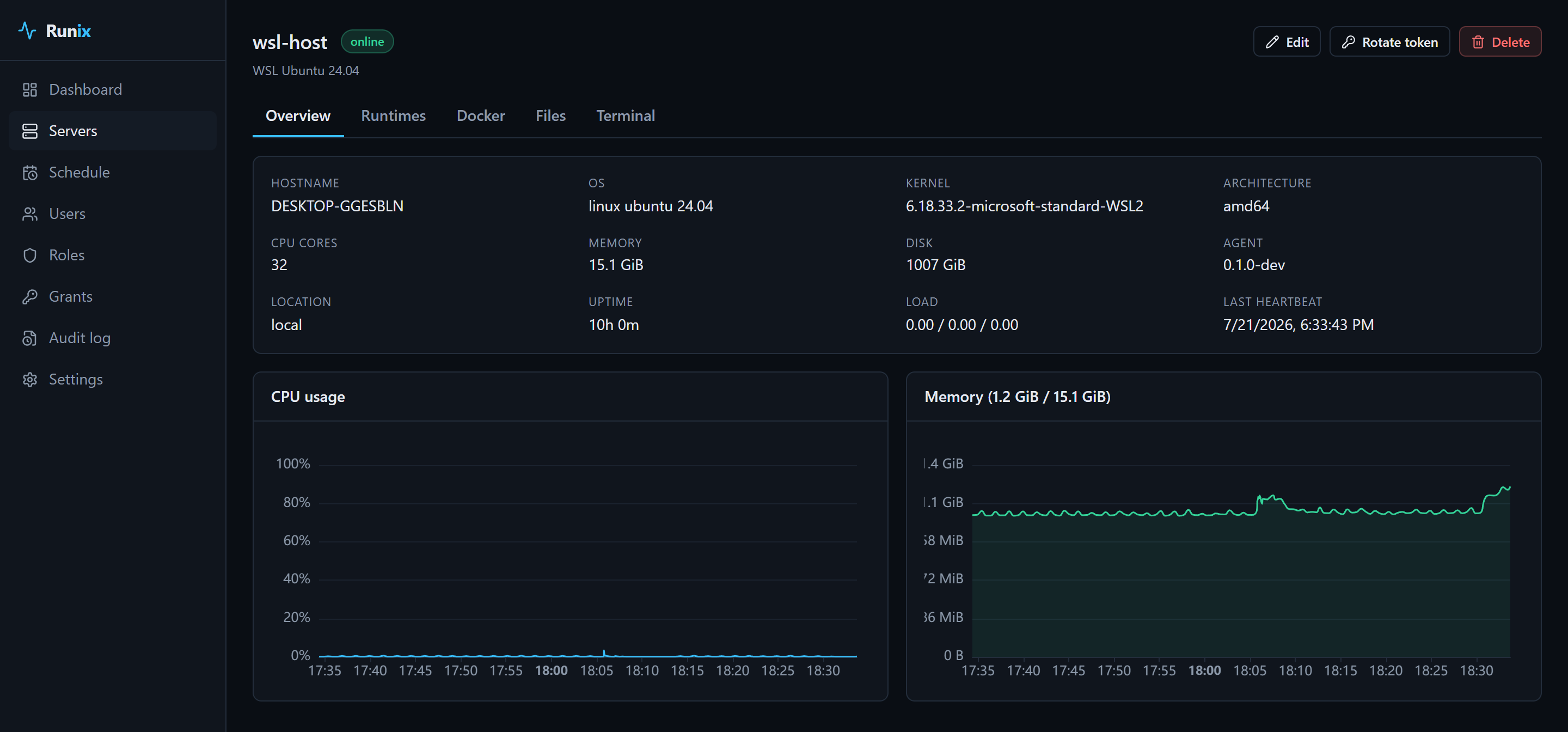Server overview